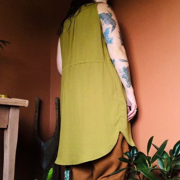 Sleeveless Shirt Dress Vest - Picture 6 of 6